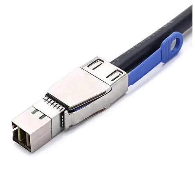 Alt view image 7 of 7 - 1M/2M HD Mini SAS SFF-8643 36Pin to SFF-8644 Storage Data Cable, High-Speed Server RAID Hard Drive Transmission Adapter Cord, Lossless Bandwidth Interconnect Wire for Rack Data Center, Cont