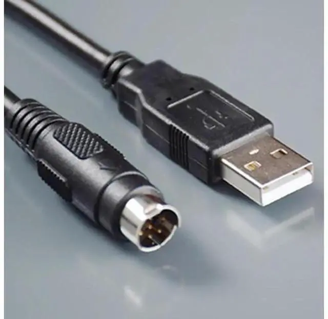 Alt view image 3 of 7 - USB-ACAB230 USB-DVP PLC Programming Cable, Industrial USB to MD8 Serial Download Cord Exclusively for Delta DVP EX, EH, EC, SE, SV, SS Series Controllers, Stable Two-Way Communication Wire for Ladder