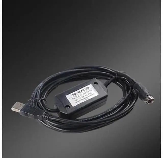 Alt view image 2 of 7 - USB-ACAB230 USB-DVP PLC Programming Cable, Industrial USB to MD8 Serial Download Cord Exclusively for Delta DVP EX, EH, EC, SE, SV, SS Series Controllers, Stable Two-Way Communication Wire for Ladder
