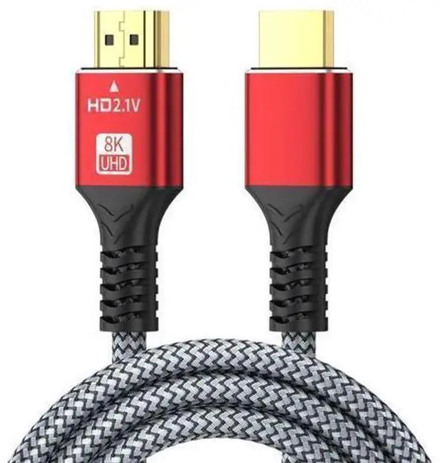 Main image of HDMI 2.1 High Speed HDMI Cable Supports 8K Ultra HD Video Transmission, Universal Digital Audio Video Sync Cord for Monitors, TVs, Desktop PCs, Laptops, Projectors & Set-Top Boxes, Low Latency Flicker