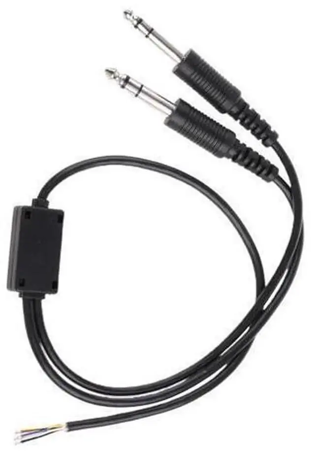 Alt view image 6 of 6 - 3.5mm Noise Cancelling Headset Extension Cable with U174U Helicopter Plug, Professional Aviation Gaming Headphone Audio Extension Cord, Anti-Interference Low-Noise Transmission Wire for Flight Helmet