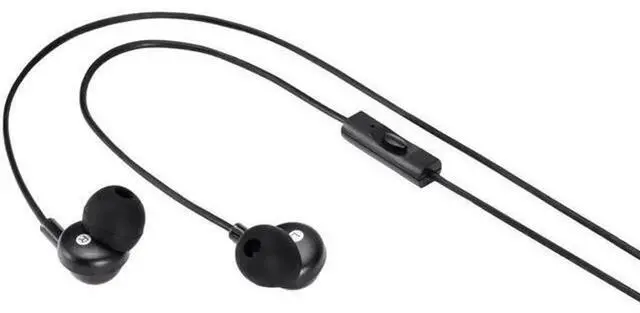 Alt view image 2 of 7 - USB-C Wired In-Ear Earbuds with Built-in Microphone, 4.2FT Long Cord, 3 Sizes S/M/L Silicone Ear Tips, Black Wired Headphones