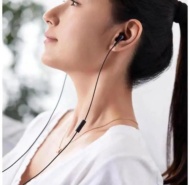 Alt view image 6 of 7 - USB-C Wired In-Ear Earbuds with Built-in Microphone, 4.2FT Long Cord, 3 Sizes S/M/L Silicone Ear Tips, Black Wired Headphones