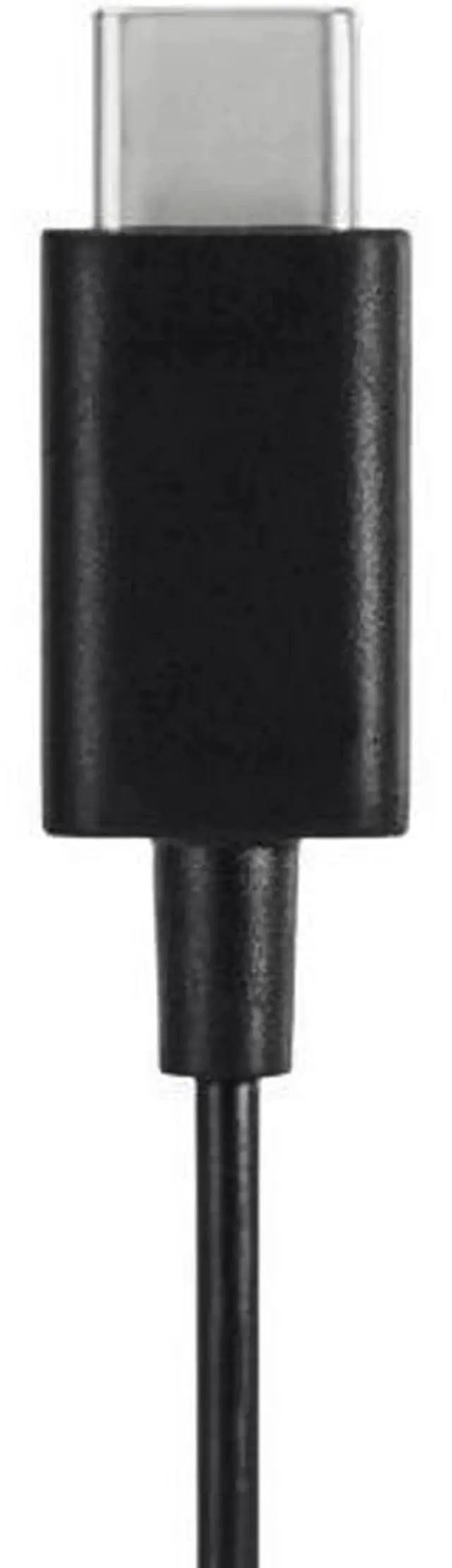 Alt view image 5 of 7 - USB-C Wired In-Ear Earbuds with Built-in Microphone, 4.2FT Long Cord, 3 Sizes S/M/L Silicone Ear Tips, Black Wired Headphones