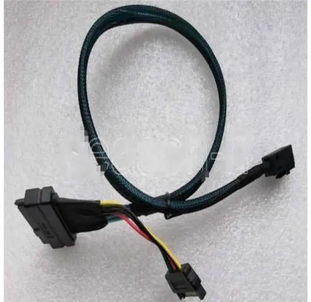 Main image of 0.5m 12Gbps Mini SAS HD SFF-8643 to U.2 SFF-8639 Cable, High-Speed PCIe NVMe SSD Connection Cord for LSI Broadcom Dell HP Lenovo Supermicro HBA RAID Cards, Compatible with Intel Samsung SK Hynix Kings