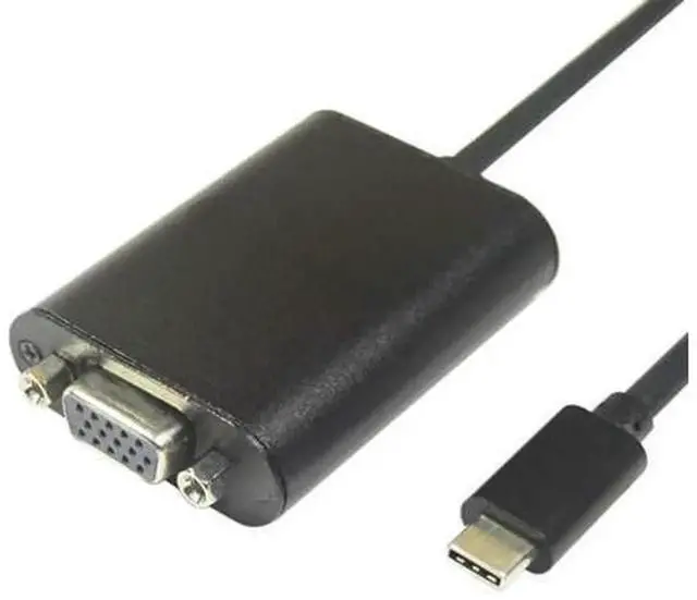 Main image of USB 3.1 Type-C to VGA Adapter Cable 1080P Full HD Video Converter, Plug-and-Play USB-C to VGA Cord Compatible with MacBook Dell HP Lenovo ASUS Samsung Laptops, Connect USB-C Devices to VGA Monitors