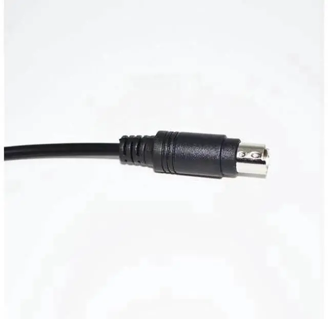 Alt view image 4 of 5 - 1.8M RS232 DB9 9Pin Female to Mini DIN 8Pin Male Serial Adapter Cable, D-SUB9 to MD8 Mini DIN8 Converter Cord for PLC Programming, Industrial Serial Communication Line Compatible with Siemens Mitsubis