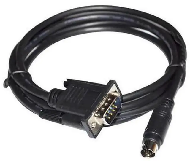 Main image of 3M RS232 DB9 Male to Mini DIN 8P PLC Programming Cable Replacement for Rockwell Allen Bradley 1761-CBL-PM02, D-SUB9 Serial Communication Download Cord for MicroLogix 1400 1000 1200 1500 Series Control