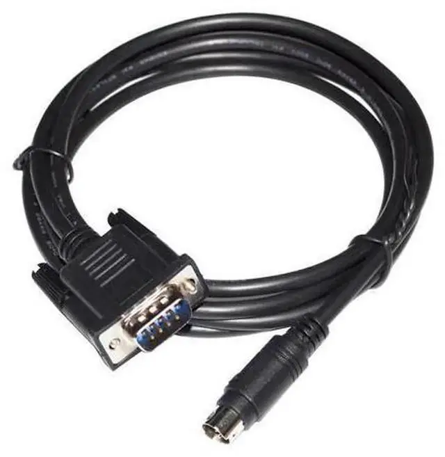 Alt view image 5 of 6 - 3M RS232 DB9 Male to Mini DIN 8P PLC Programming Cable Replacement for Rockwell Allen Bradley 1761-CBL-PM02, D-SUB9 Serial Communication Download Cord for MicroLogix 1400 1000 1200 1500 Series Control