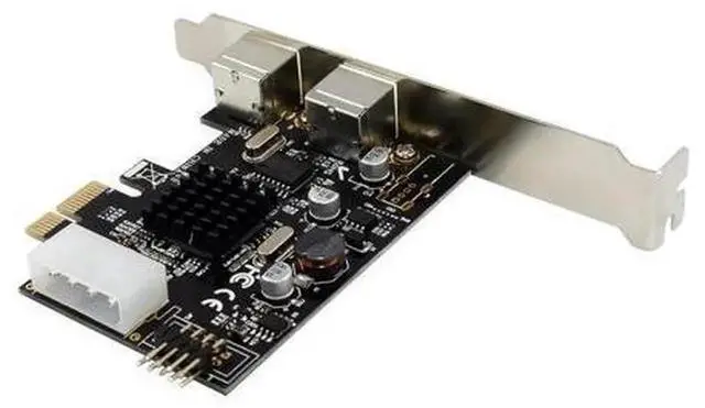 Alt view image 2 of 7 - PCI-E to Dual PS/2 Expansion Adapter Card with MCS9990 Chip, PCIe X1 PS2 Round Port Extender for Traditional PS/2 Keyboard & Mouse, Plug-and-Play Driver-Free Design, Internal Desktop PCI Express Expan