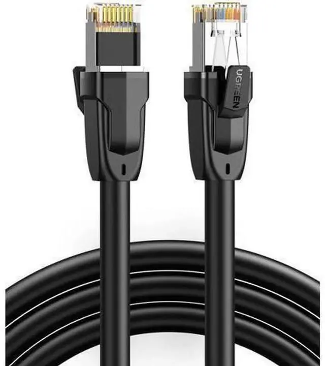 Main image of UGREEN 25FT Cat8 RJ45 Ethernet LAN Cable, Ultra High Speed Shielded Cat8 Network Cord, Stable Low-Latency Internet Wire for Gaming Consoles PS5 PS4 Xbox One PS3, Modems, Routers, Desktops, Mac & Lapto