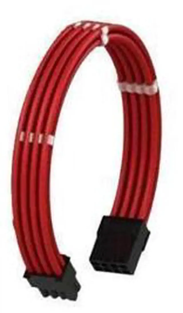 Alt view image 2 of 7 - 25CM White Braided Extension Cables Set with Silicone Cable Sleeves, Full Complete Power Module Wires Including Motherboard Cables & GPU Extension Cords, Soft Silicone Protective Wire Cover, Neat Brai