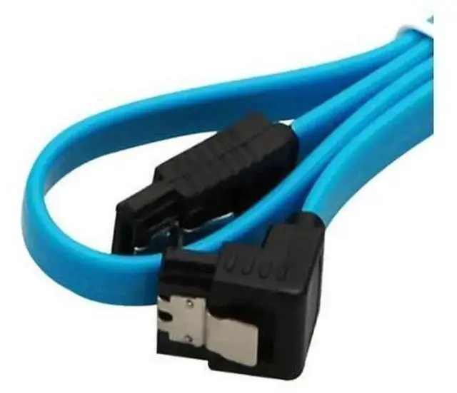 Alt view image 2 of 5 - 5Pcs Pack 18 Inch SATA 3.0 Right Angle 90 Degree HDD Cables, 6Gbps High-Speed SATA III Flat Wires, L-Shaped Connector for Hard Drives & SSDs, Space-Saving Internal PC Storage Connection Cables, 2020