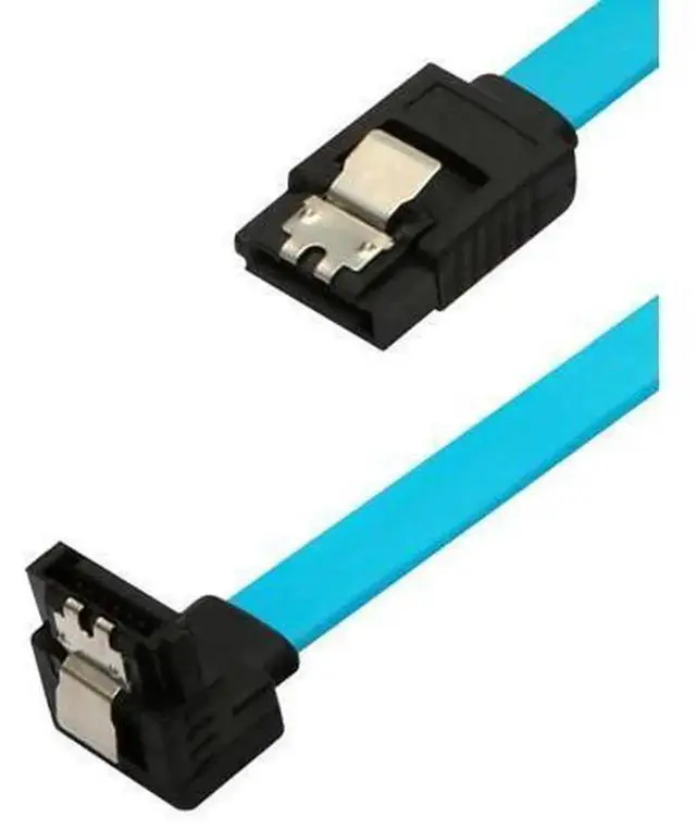 Alt view image 5 of 5 - 5Pcs Pack 18 Inch SATA 3.0 Right Angle 90 Degree HDD Cables, 6Gbps High-Speed SATA III Flat Wires, L-Shaped Connector for Hard Drives & SSDs, Space-Saving Internal PC Storage Connection Cables, 2020