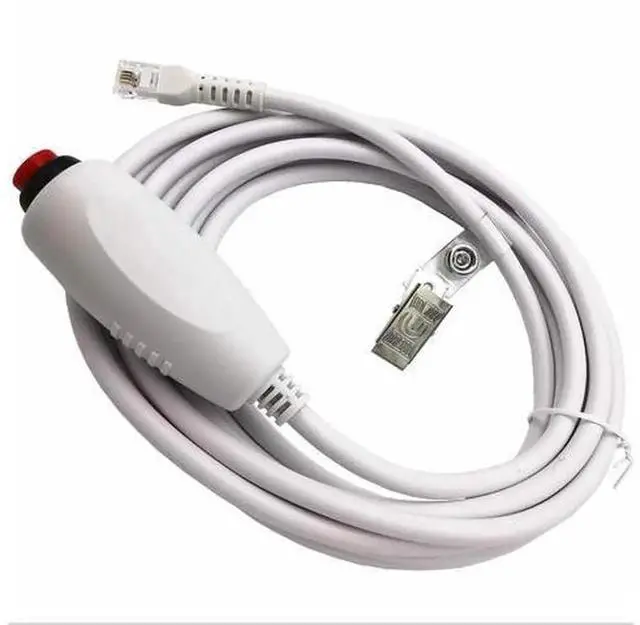 Alt view image 3 of 5 - 6P4C Nurse Call Connection Cord, Emergency Patient Call Push Button Switch Cable, Stable Signal Transmission Wire for Hospital Ward Patient Emergency Stop Alarm System, Durable Replacement Line for Me