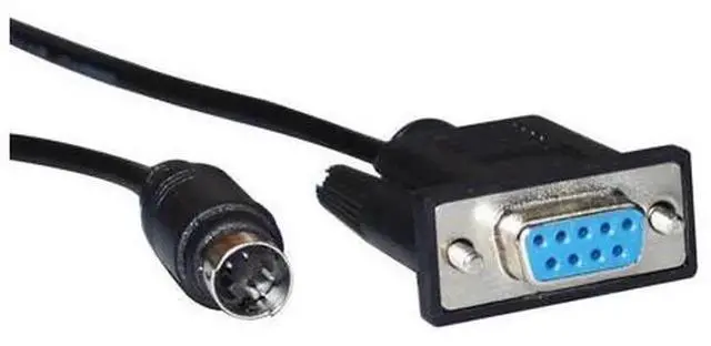Alt view image 4 of 6 - 5M DB9 RS232 9Pin to Mini DIN 5Pin MD5 PLC Programming Cable, Dedicated Communication Cord for PC Connecting Matsushita GT11 Touch Screen & PLC Controller, Stable Serial Download Line Supporting Progr