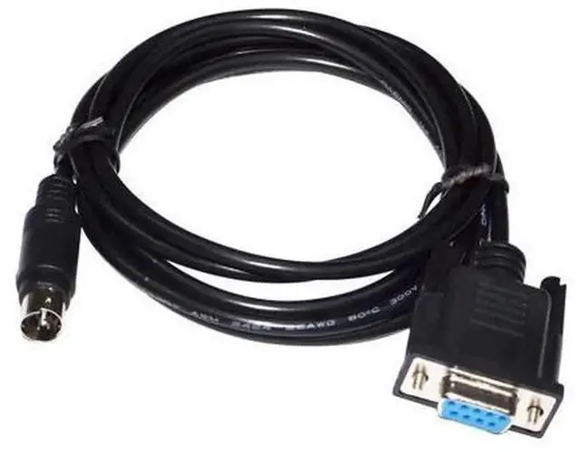 Alt view image 6 of 6 - 5M DB9 RS232 9Pin to Mini DIN 5Pin MD5 PLC Programming Cable, Dedicated Communication Cord for PC Connecting Matsushita GT11 Touch Screen & PLC Controller, Stable Serial Download Line Supporting Progr