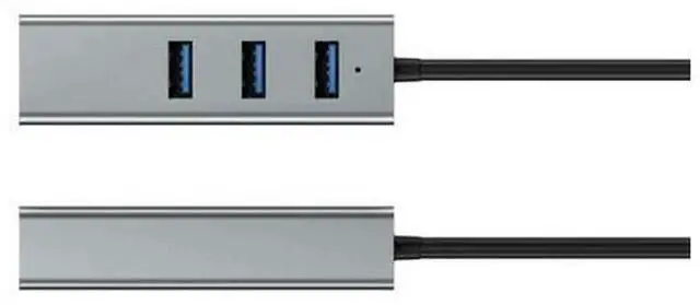 Alt view image 5 of 7 - Aluminum USB-C Gigabit Ethernet Hub, Type-C to RJ45 LAN Network Adapter Compatible with MacBook, Dell, Lenovo, HP, Samsung, Huawei, Plug-and-Play Wired Network Converter for Office & Home Use
