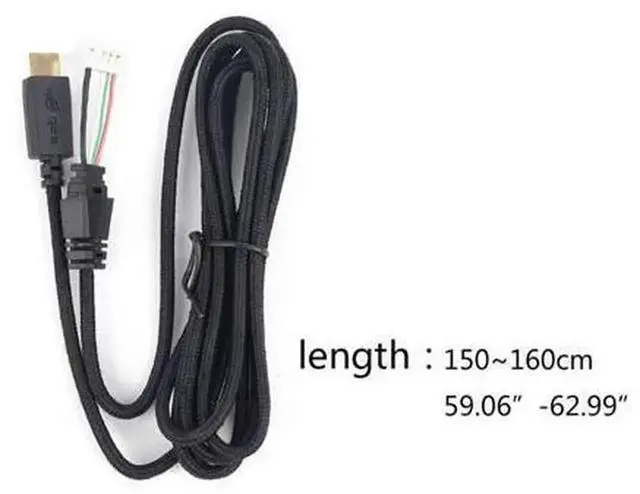 Alt view image 2 of 6 - Open-End Bare Wire Replacement Stereo Headphone Cable, DIY Repair Audio Cord Compatible with ROG Gaming Headsets