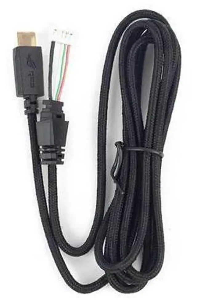Alt view image 4 of 6 - Open-End Bare Wire Replacement Stereo Headphone Cable, DIY Repair Audio Cord Compatible with ROG Gaming Headsets