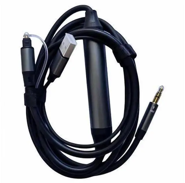 Main image of 1-to-2 TOSLINK Optical USB Powered Digital to Analog DAC Audio Converter, Optical to Dual 3.5mm Jack Audio Adapter with Built-in Decoding Chip