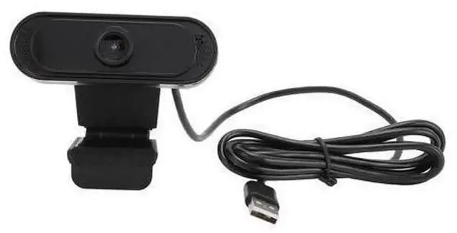 Main image of Pomya Full HD 1080P USB Webcam with Built-in Noise Canceling Microphone, 30FPS Streaming Camera with 1.5M Long USB Cable for Zoom Meetings, Online Classes, Live Broadcast