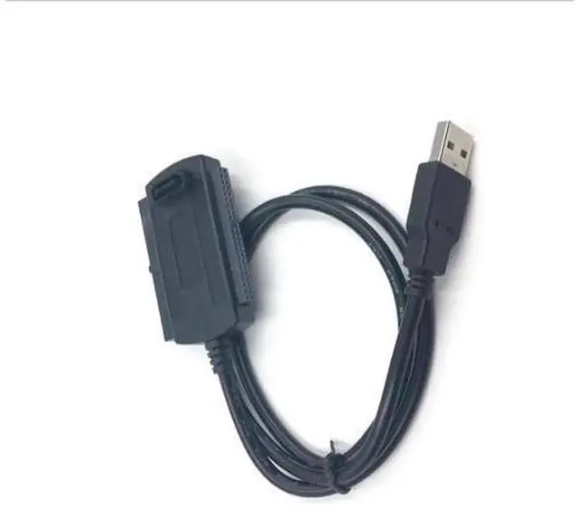 Main image of USB 2.0 SATA PATA IDE to USB Adapter Cable with AC Power Supply, Supports 2.5 & 3.5 Inch IDE SATA Hard Drives, Equipped with EU & US Dual Plug Power Adapter