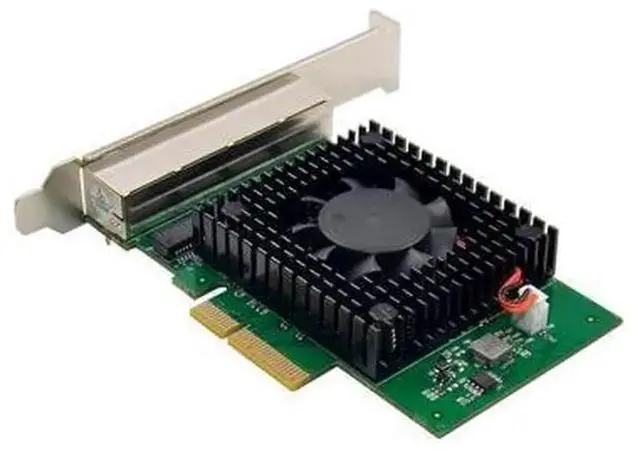 Alt view image 4 of 7 - PCI-E X4 Quad 2.5G Network Card with Intel I225 Chip, 4×2500Mbps RJ45 Ethernet Server Adapter for Industrial Cameras, Monitoring & Workstation Data Transmission