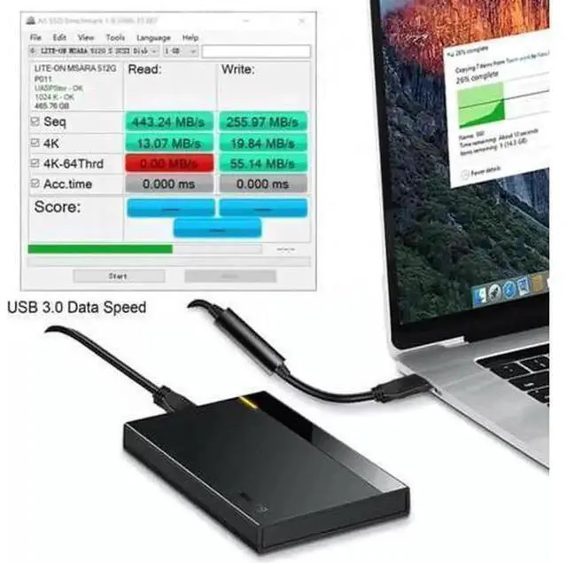 Alt view image 5 of 6 - UC-045-8.0M 8 Meter Single Screw Locking USB 3.1 Type-C to USB 3.0 Cable, Panel Mount Industrial Data Cord for Industrial Cameras, Recorders, Laptops & Storage Disks