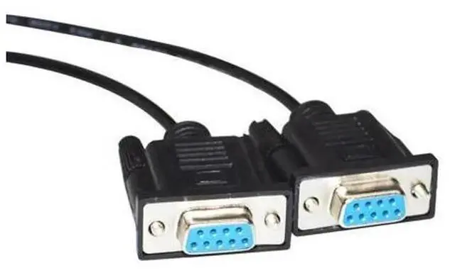 Alt view image 3 of 5 - 1.8M DB9 Female to Female RS232 Serial Adapter Cable GT01-C30R2-9S, D-SUB 9Pin Communication Cord for Mitsubishi GT11 GT15 Touch Screen Connecting to PC