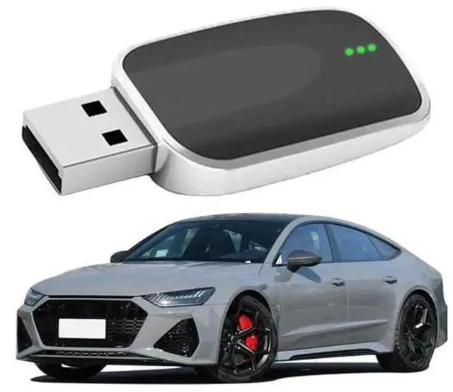 Alt view image 3 of 5 - Wireless CarPlay & Android Auto Mini Adapter Dongle, Convert Factory Wired CarPlay/Android Auto to Wireless with Auto Reconnection Function