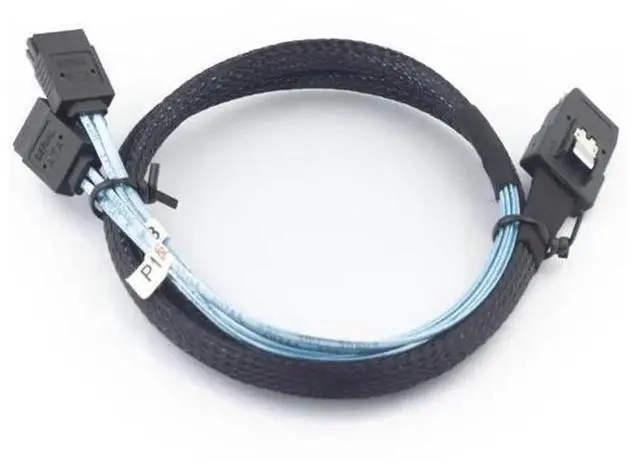 Alt view image 3 of 5 - 0.5m SAS 8087 to 4 Ports SATA Internal Server Cable Without Snap Terminals, High Speed Storage Connection Cord