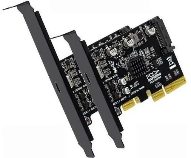 Main image of USB 3.2 Gen2 20Gbps Type-C to PCIe 4X Expansion Card Adapter for Desktop Motherboard