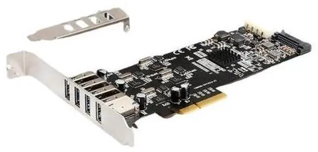 Main image of PCIe to USB 3.0 Expansion Card, 20Gbps Total Bandwidth with 4 Independent 5Gbps Channels, PCI-E USB3.0 Adapter Card for Machine Vision Image Capture & Desktop Peripheral Expansion