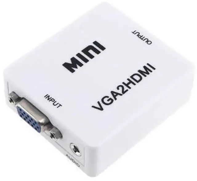 Alt view image 4 of 6 - 1080P HD VGA to HDMI Converter Adapter with Audio Port, VGA Input to HDMI Output Signal Converter for Laptop Desktop PC Connecting TV Monitor Projector