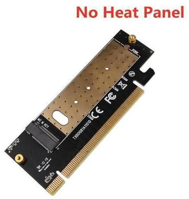 Alt view image 3 of 3 - PCIe 3.0 M.2 NVMe SSD Expansion Card with Heat Sink, M.2 to PCI-E X16 High Speed Adapter Card for Desktop PC NVMe Drive Installation & Storage Upgrade