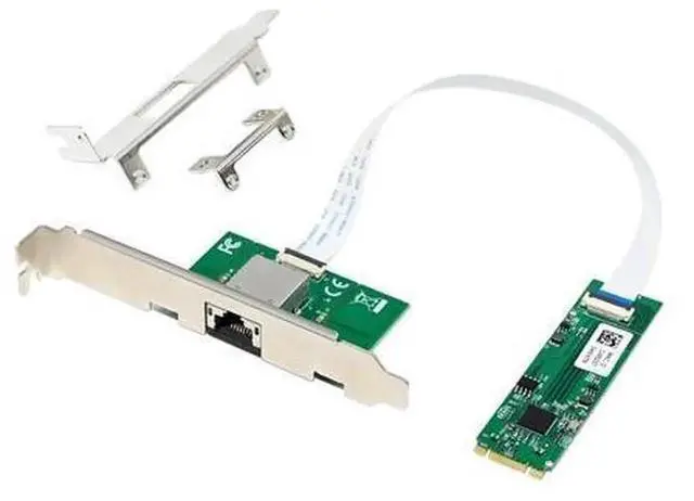 Alt view image 2 of 4 - M.2 B+M Key 5G Ethernet Adapter Card with Realtek RTL8126 Chip, Single Copper RJ45 Port Low Latency Wired Network Card for Gaming Desktops, NAS Storage and High-Speed Local Data Transfer
