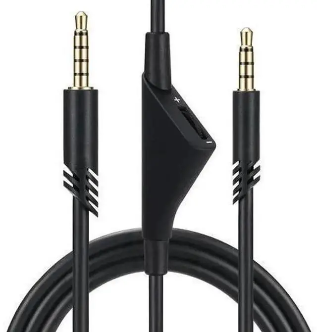 Main image of Replacement Audio Extension Cable with Mute & Volume Control, Compatible with Astro A10 A30 A40 A40TR Gaming Headset, Inline Volume Adjustment Mute Switch Wire, Durable Braided Headphone Cord for Game