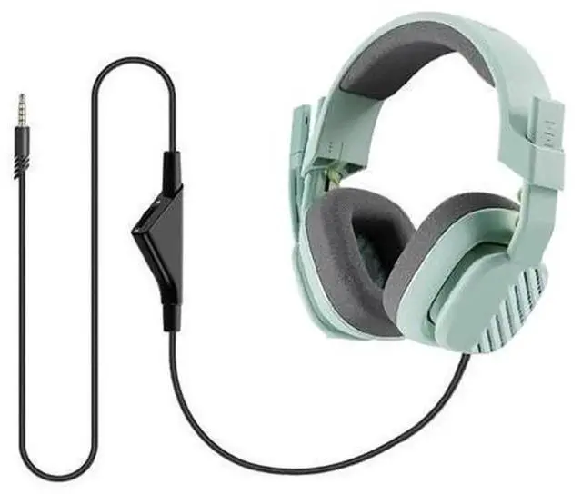 Alt view image 6 of 6 - Replacement Audio Extension Cable with Mute & Volume Control, Compatible with Astro A10 A30 A40 A40TR Gaming Headset, Inline Volume Adjustment Mute Switch Wire, Durable Braided Headphone Cord for Game