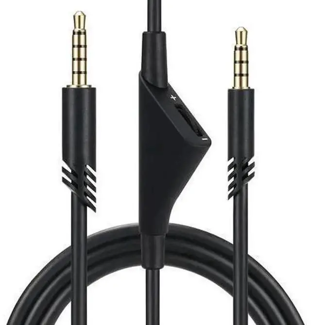 Alt view image 4 of 6 - Replacement Audio Extension Cable with Mute & Volume Control, Compatible with Astro A10 A30 A40 A40TR Gaming Headset, Inline Volume Adjustment Mute Switch Wire, Durable Braided Headphone Cord for Game