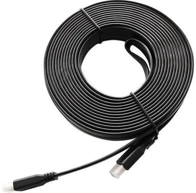 Main image of 5M White Mini HDMI to Standard HDMI 1.4 High Speed Cable, 1080P Full HD 3D Video Transmission Cord, Mini HDMI Male to HDMI Male Adapter Wire for Camera Laptop Tablet HDTV Projector Monitor Home Outdoo