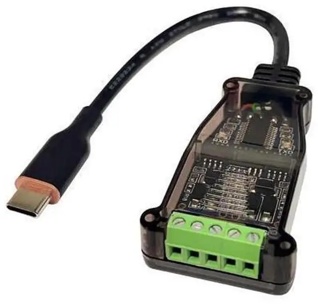 Main image of DSD TECH SH-U11C USB-C to RS485 RS422 Serial Adapter Converter, Industrial USB Type-C to RS485/422 Communication Module, Compatible with Mac Windows Linux for PLC Sensor Inverter Industrial Automation