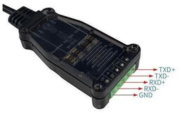 Alt view image 3 of 5 - DSD TECH SH-U11C USB-C to RS485 RS422 Serial Adapter Converter, Industrial USB Type-C to RS485/422 Communication Module, Compatible with Mac Windows Linux for PLC Sensor Inverter Industrial Automation