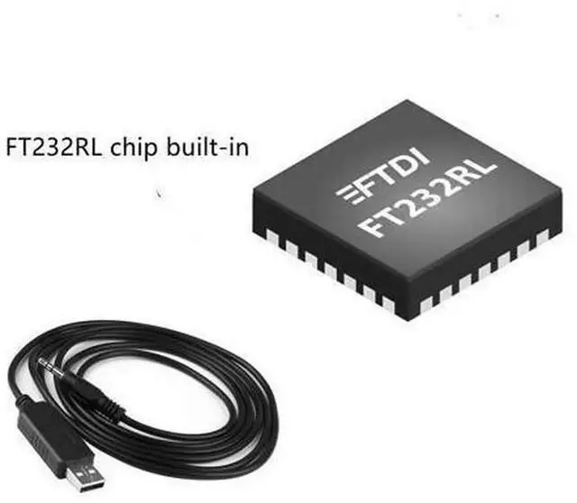 Alt view image 5 of 7 - USB to RS232 AJ2.5 Console Cable Replacement for APC 940-0299A, Built-in Genuine FTDI Chip, Compatible with APC UPS, AP9630 AP9631 AP9635 Network Management Cards, Serial Debug Configuration Cord for