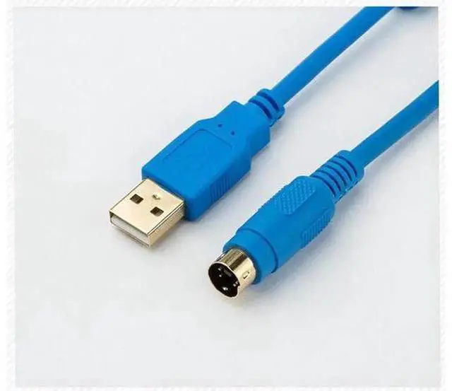 Alt view image 4 of 6 - USB-H1U/2U+ Isolated PLC Programming Cable, Industrial USB Download Communication Cable Compatible with Huichuan H0U H1U H2U Series PLC Controllers