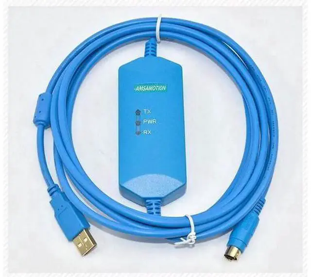 Alt view image 3 of 6 - USB-H1U/2U+ Isolated PLC Programming Cable, Industrial USB Download Communication Cable Compatible with Huichuan H0U H1U H2U Series PLC Controllers