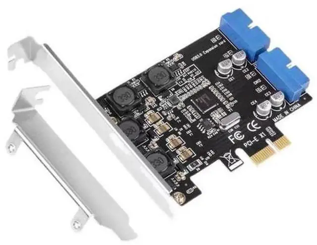 Main image of PCIe USB 3.0 Expansion Card, PCI Express to Front Panel USB 3.0 Adapter with 19/20 Pin Internal Header for Desktop PC