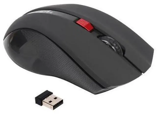 Alt view image 3 of 7 - Black 2.4G Wireless Mouse, Portable Cordless Computer Mouse for Laptop Desktop Business Office Daily Work