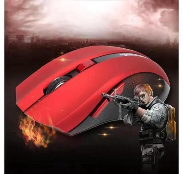 Alt view image 2 of 7 - Black 2.4G Wireless Mouse, Portable Cordless Computer Mouse for Laptop Desktop Business Office Daily Work