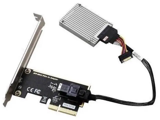 Main image of PCIe 3.0 X4 to U.2 SFF-8643 Adapter Card, High Speed NVMe SSD Converter Expansion Card for Desktop PC